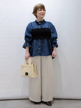 「THE SHOP TK （ザ ショップ ティーケー ）のアイテム」を使った、KUREさん（レディース・160cm）の冬コーディネート