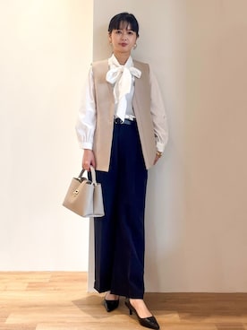 「THE SHOP TK （ザ ショップ ティーケー ）のアイテム」を使った、あいさん（レディース・169cm）の冬コーディネート