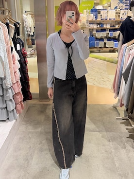 三田真凜さん（レディース・166cm）の春コーディネート