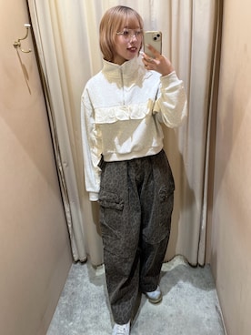 三田真凜さん（レディース・166cm）の春コーディネート