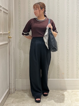 「grove（グローブ）のアイテム」を使った、nanaさん（レディース・153cm）の夏コーディネート