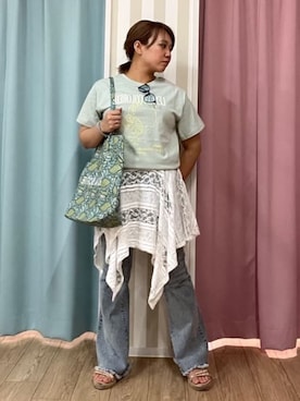 nanaさん(レディース・153cm)の夏コーディネート