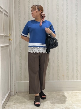 nanaさん（レディース・153cm）の夏コーディネート