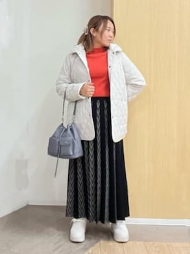 「DRESKIP（ドレスキップ）のアイテム」を使った、nanaさん（レディース・153cm）の秋コーディネート