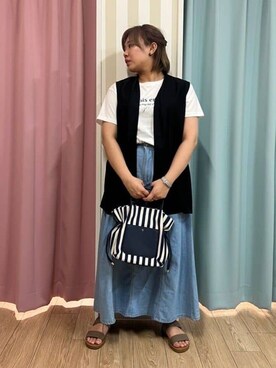 nanaさん(レディース・153cm)の夏コーディネート