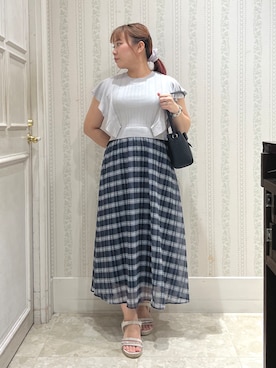 「grove（グローブ）のアイテム」を使った、nanaさん（レディース・153cm）の夏コーディネート