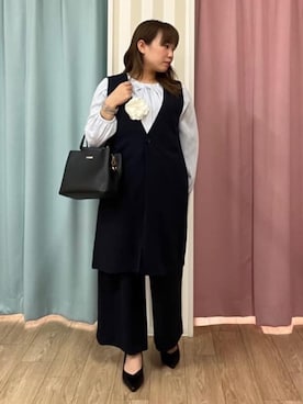 「DRESKIP（ドレスキップ）のアイテム」を使った、nanaさん（レディース・153cm）の冬コーディネート