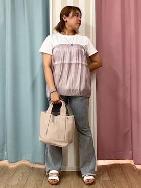 nanaさん(レディース・153cm)の夏コーディネート