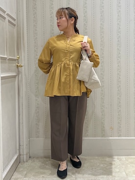 「grove（グローブ）のアイテム」を使った、nanaさん（レディース・153cm）の秋コーディネート