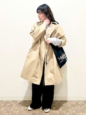 「FRAMeWORK（フレームワーク）のアイテム（ジャケット/アウター）」を使った、chiakiさん（レディース・163cm）の春コーディネート