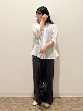 「Lilas（リラ）のアイテム」を使った、chiakiさん（レディース・163cm）の春コーディネート
