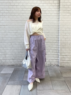落合砂月さん(レディース・157cm)の夏コーディネート
