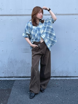 落合砂月さん(レディース・157cm)の夏コーディネート