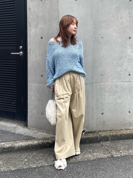 落合砂月さん(レディース・157cm)の秋コーディネート