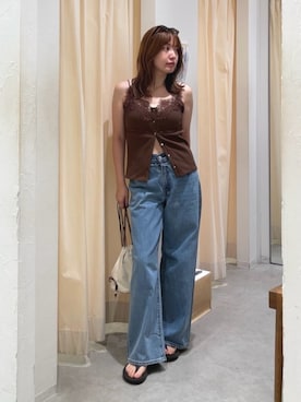 落合砂月さん(レディース・157cm)の夏コーディネート