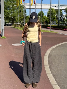 「GAP（ギャップ）のアイテム（トップス）」を使った、saraさん（レディース・172cm）の春コーディネート