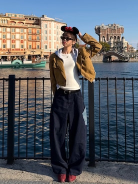 「gentle monster（ジェントルモンスター）のアイテム」を使った、saraさん（レディース・172cm）の春コーディネート