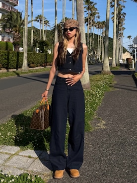「Timberland（ティンバーランド）のアイテム」を使った、saraさん（レディース・172cm）の夏コーディネート