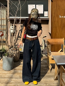 saraさん（レディース・172cm）の春コーディネート