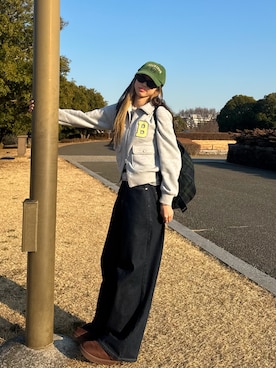 「Zooodle（ズードル）のアイテム」を使った、saraさん（レディース・172cm）の春コーディネート