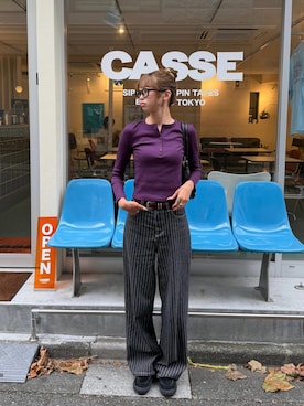 saraさん(レディース・172cm)の秋コーディネート