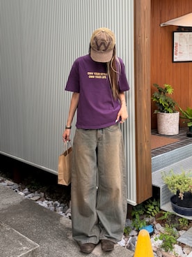 「BENUA（ベヌア）のアイテム」を使った、saraさん（レディース・172cm）の夏コーディネート