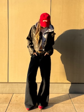 「INTER FACTORY（インターファクトリー）のアイテム」を使った、saraさん（レディース・172cm）の春コーディネート