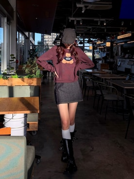 「GAP（ギャップ）のアイテム」を使った、saraさん（レディース・172cm）の秋コーディネート