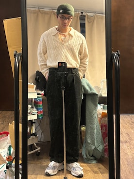 lhuiiiさん（メンズ・178cm）の冬コーディネート