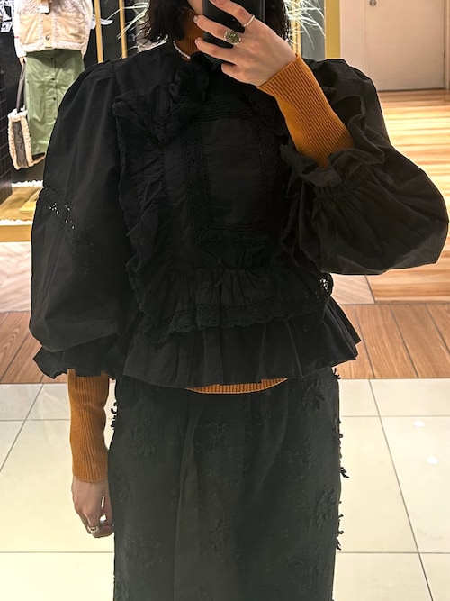 セール】【crinkle crinkle crinkle】pillow case blouse/ピローケース