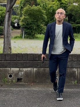 「アイテム（ジャケット/アウター）」を使った、BALDHEAD MANさん（メンズ・155cm）の春コーディネート