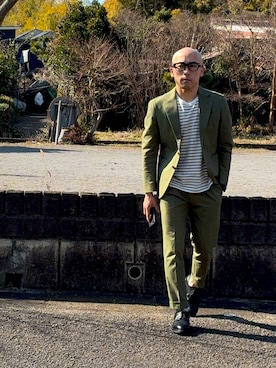 BALDHEAD MANさん（メンズ・155cm）の冬コーディネート