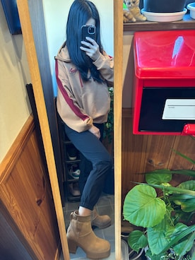 「アイテム（シューズ）」を使った、すずめさん（レディース・163cm）の秋コーディネート