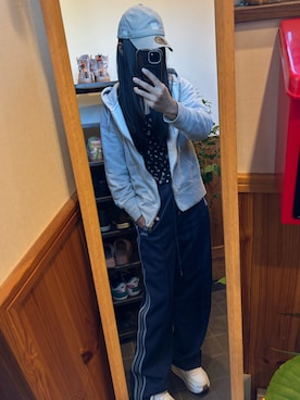 「X-girl（エックスガール）のアイテム」を使った、すずめさん（レディース・163cm）の秋コーディネート