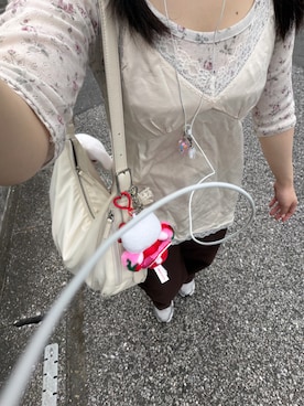 「GU（ジーユー）のアイテム（バッグ）」を使った、k0s2minさん（レディース・150cm）の秋コーディネート