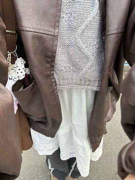 「アイテム（ローファー）」を使った、k0s2minさん（レディース・150cm・10代）の秋コーディネート