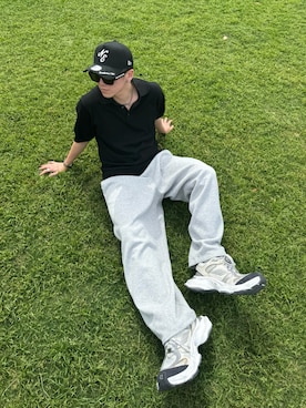 「アイテム（ポロシャツ）」を使った、  kaiさん（メンズ・175cm）の秋コーディネート