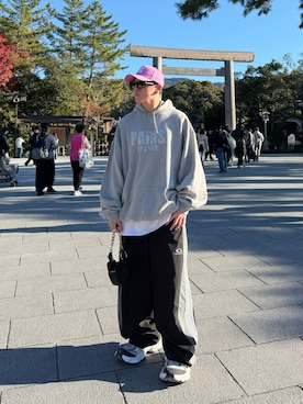 「アイテム（ハンドバッグ）」を使った、  kaiさん（メンズ・175cm）の秋コーディネート