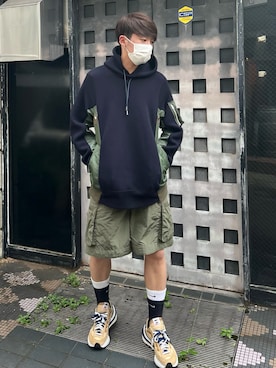 「Sacai（サカイ）のアイテム」を使った、  kaiさん（メンズ・175cm）の秋コーディネート