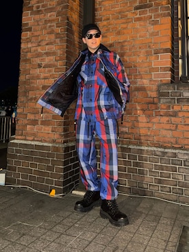 「アイテム（オールインワン・サロペット）」を使った、  kaiさん（メンズ・175cm・20代）の秋コーディネート