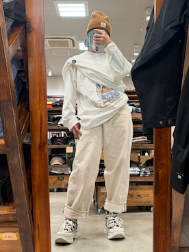 「アイテム（シューズ）」を使った、りゅうさん（レディース・155cm）の秋コーディネート