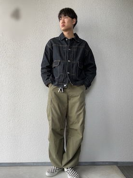 「Starting Over（スターティングオーバー）のアイテム」を使った、たっくんさん（メンズ・173cm）の秋コーディネート