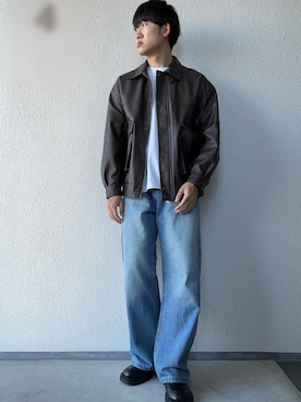 「WESTBOY（ウエストボーイ）のアイテム」を使った、たっくんさん（メンズ・173cm）の冬コーディネート