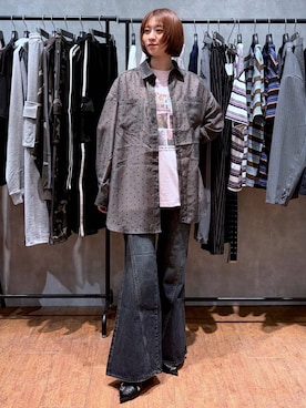 「PBLIM（ページボーイリム）のアイテム」を使った、yamadaさん（レディース・160cm）の春コーディネート