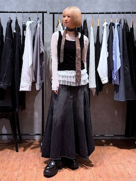 「PAGEBOY（ページボーイ）のアイテム（タンクトップ）」を使った、yamadaさん（レディース・160cm）の秋コーディネート