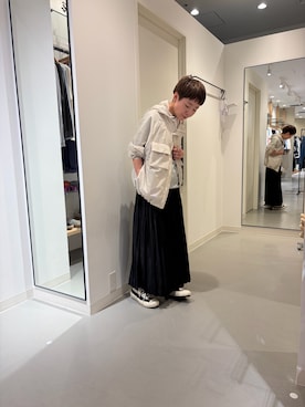 「Snow Peak（スノーピーク）のアイテム」を使った、sayakaさん（レディース・152cm）の春コーディネート