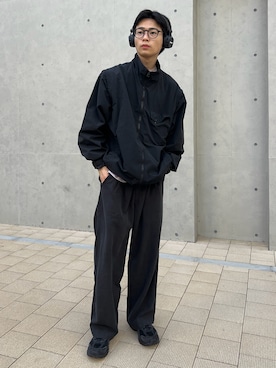 「アイテム（ナイロンジャケット）」を使った、yusepeさん（メンズ・170cm）の春コーディネート