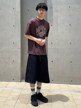 「PUBLUX（パブリュクス）のアイテム」を使った、yusepeさん（メンズ・170cm）の夏コーディネート