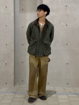 「FREAK'S STORE（フリークスストア）のアイテム（ブルゾン）」を使った、yusepeさん（メンズ・170cm）の秋コーディネート