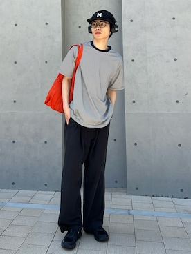 「On（オン）のアイテム」を使った、yusepeさん（メンズ・170cm）の春コーディネート